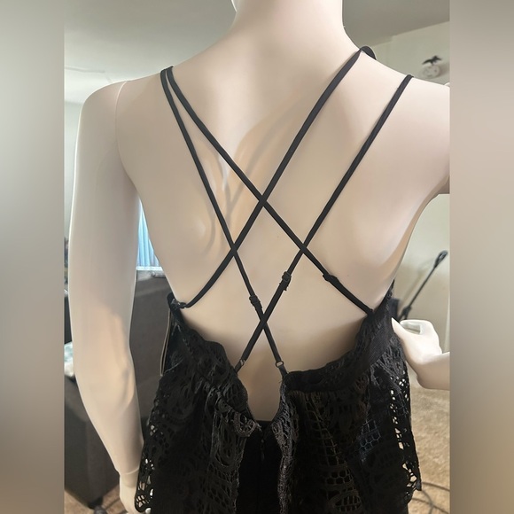 Gianni Bini Black Lace
Monica Cocktail Dress Peplum 
Nwt - Picture 7 of 12